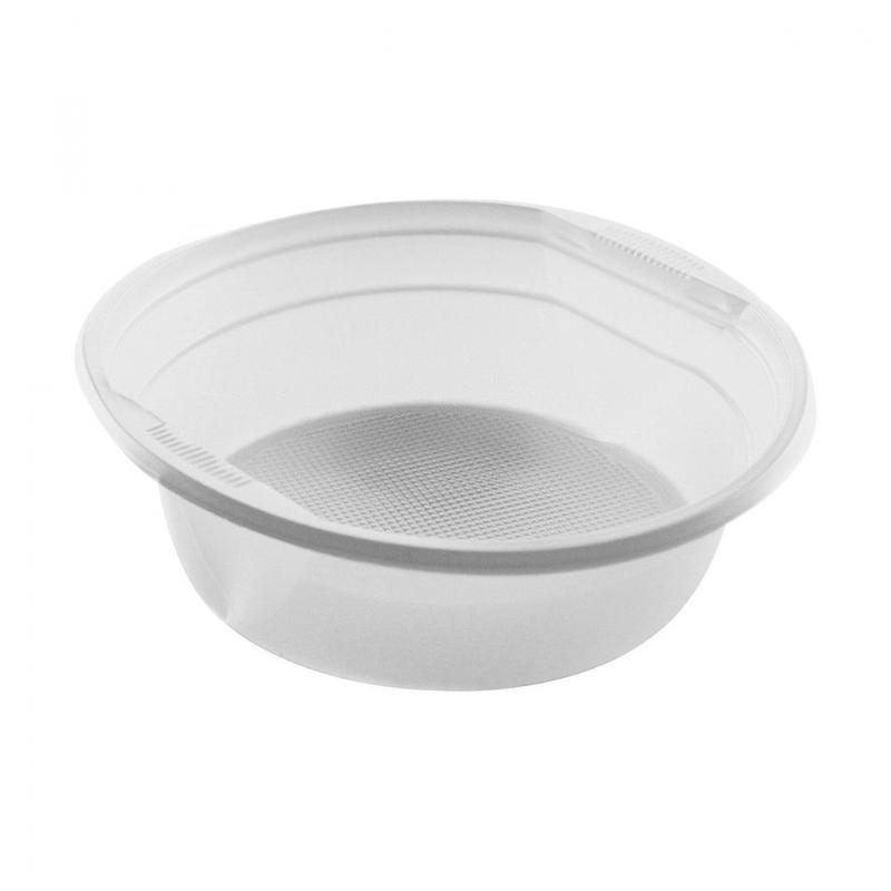 Gulyástál kerek PP műanyag fehér 500 ml [ 50 db/cs ] [ 11 cs/# ]