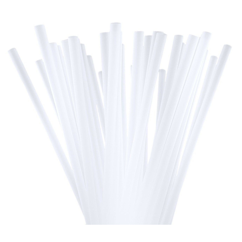 Szívószál bio - komposztálható PLA - 6,5 mm H:230 mm