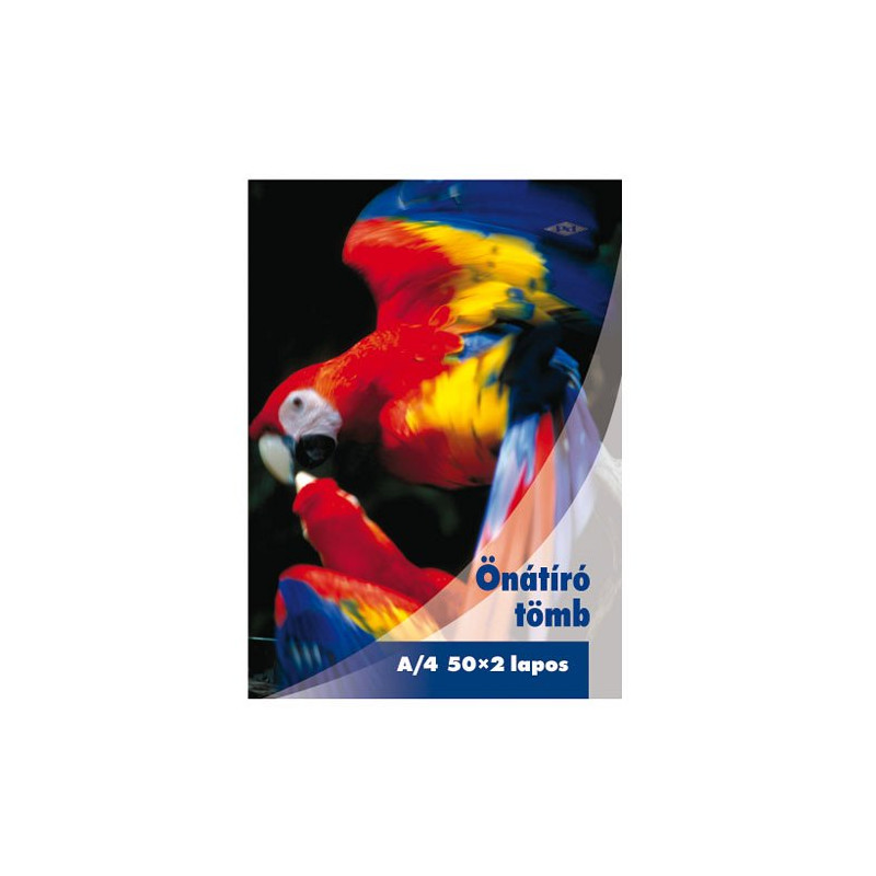 Átíró A/4 2x50lap franciakockás önátíró