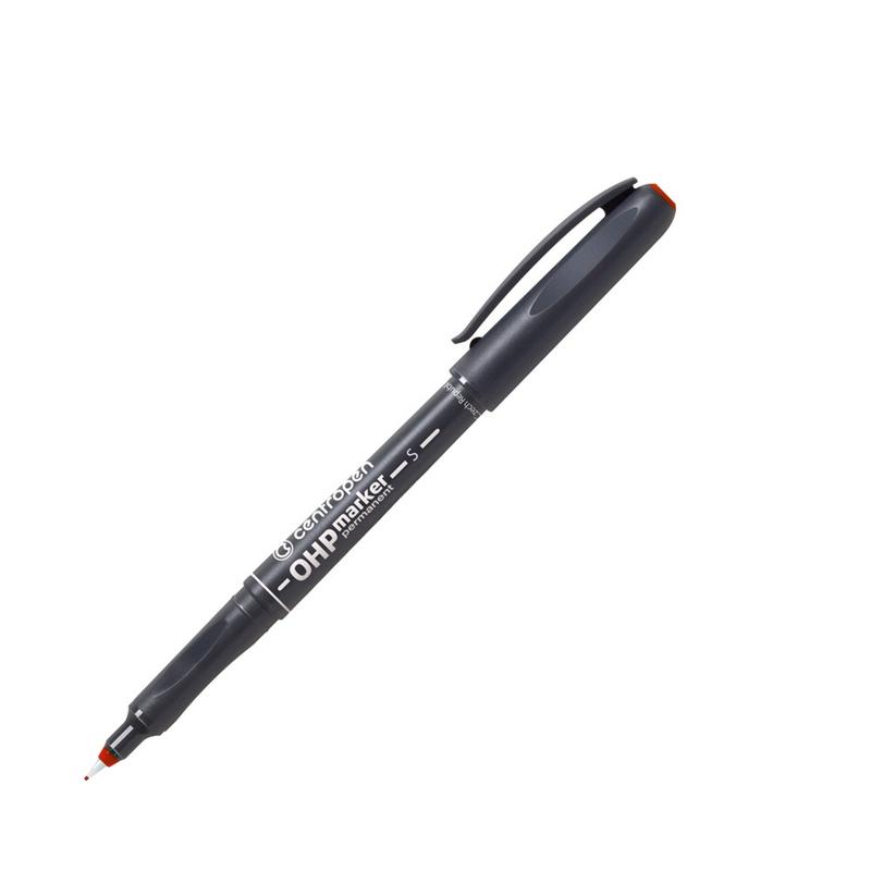 Permanent marker 0,3mm, S OHP Centropen 2634 piros