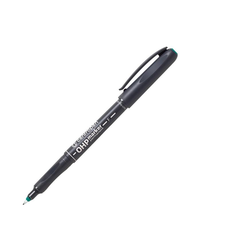 Permanent marker 0,6mm, F OHP Centropen 2636 zöld