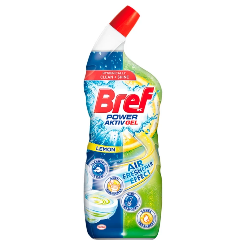Wc tisztító gél 700 ml Bref Power Active Lemon