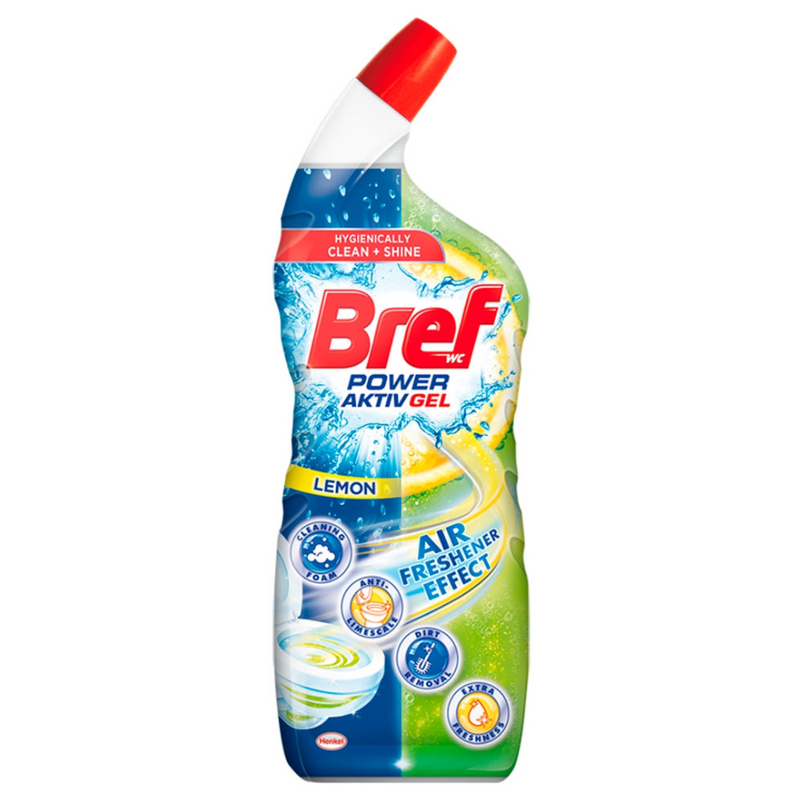 Wc tisztító gél 700 ml Bref Power Active Lemon
