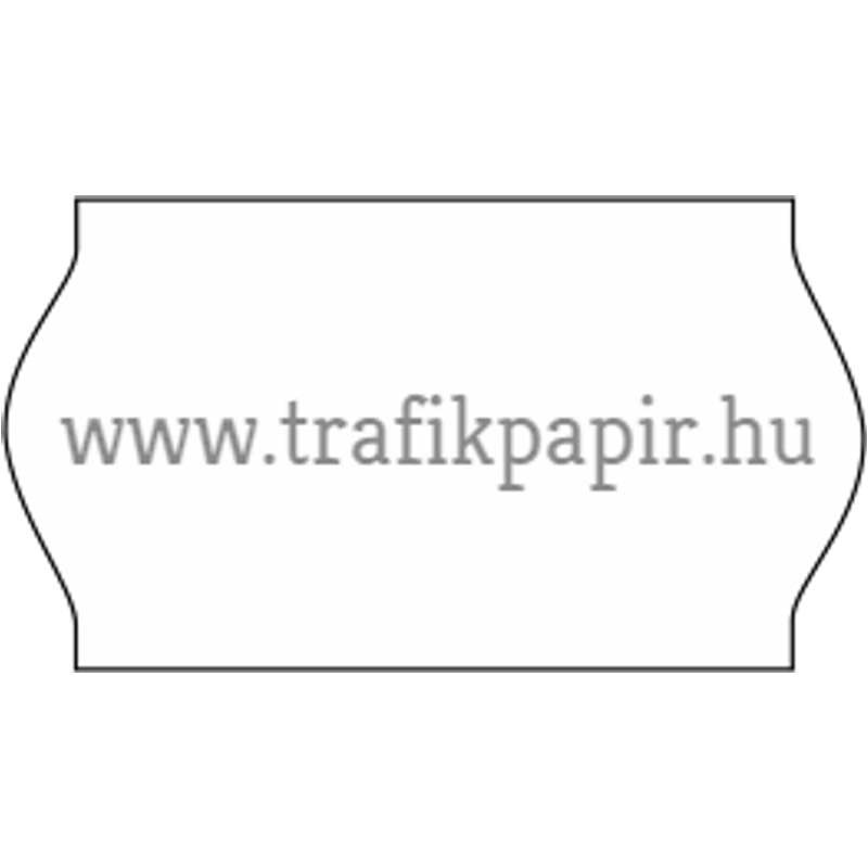 22 x 12 mm felirat nélküli OLASZ árazógépszalag