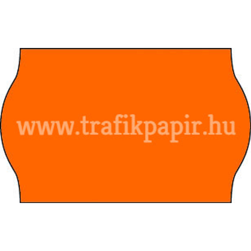 25x16 mm felirat nélküli MAGYAR árazógépszalag