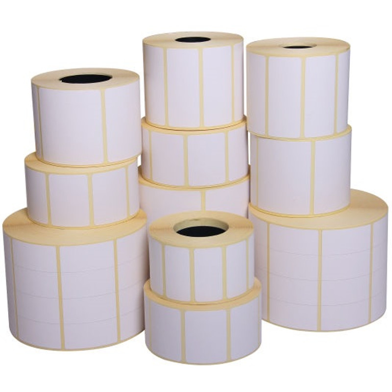 58x43 mm thermo öntapadós mérlegcimke 600 cimke / tekercs