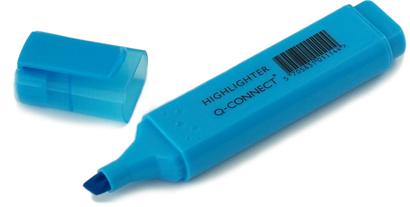 Szövegkiemelő kék Q-CONNECT