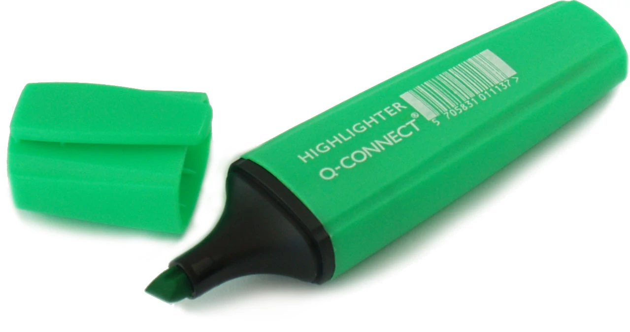 Szövegkiemelő zöld Q-CONNECT