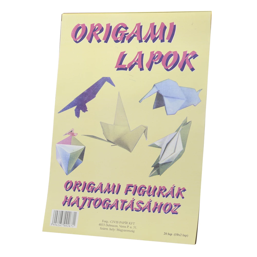 Origami papír A4, 20lapos