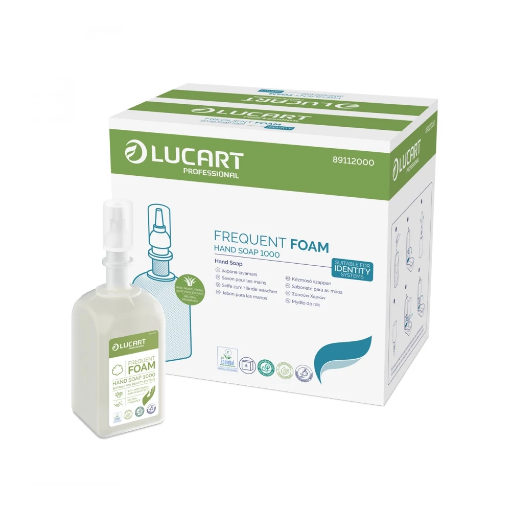 Habszappan utántöltő 1000 ml Frequent Lucart_89112000