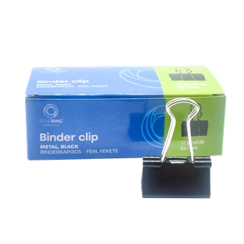 Binderkapocs 32mm, 12 db/doboz, Bluering®