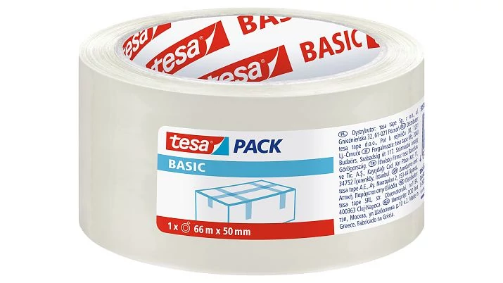 Ragasztószalag 50mmx66m transzparens Tesa