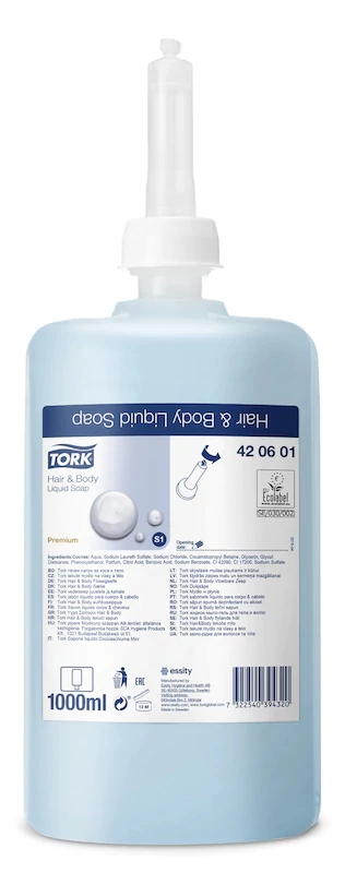 Folyékony szappan Tork Prémium pipere S1 1 liter 421601/420601