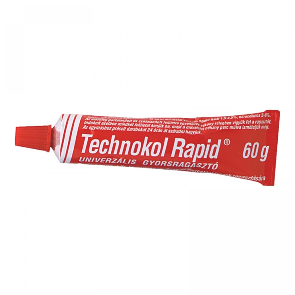 Ragasztó folyékony univerzális Teechnokol Rapid 60g. piros